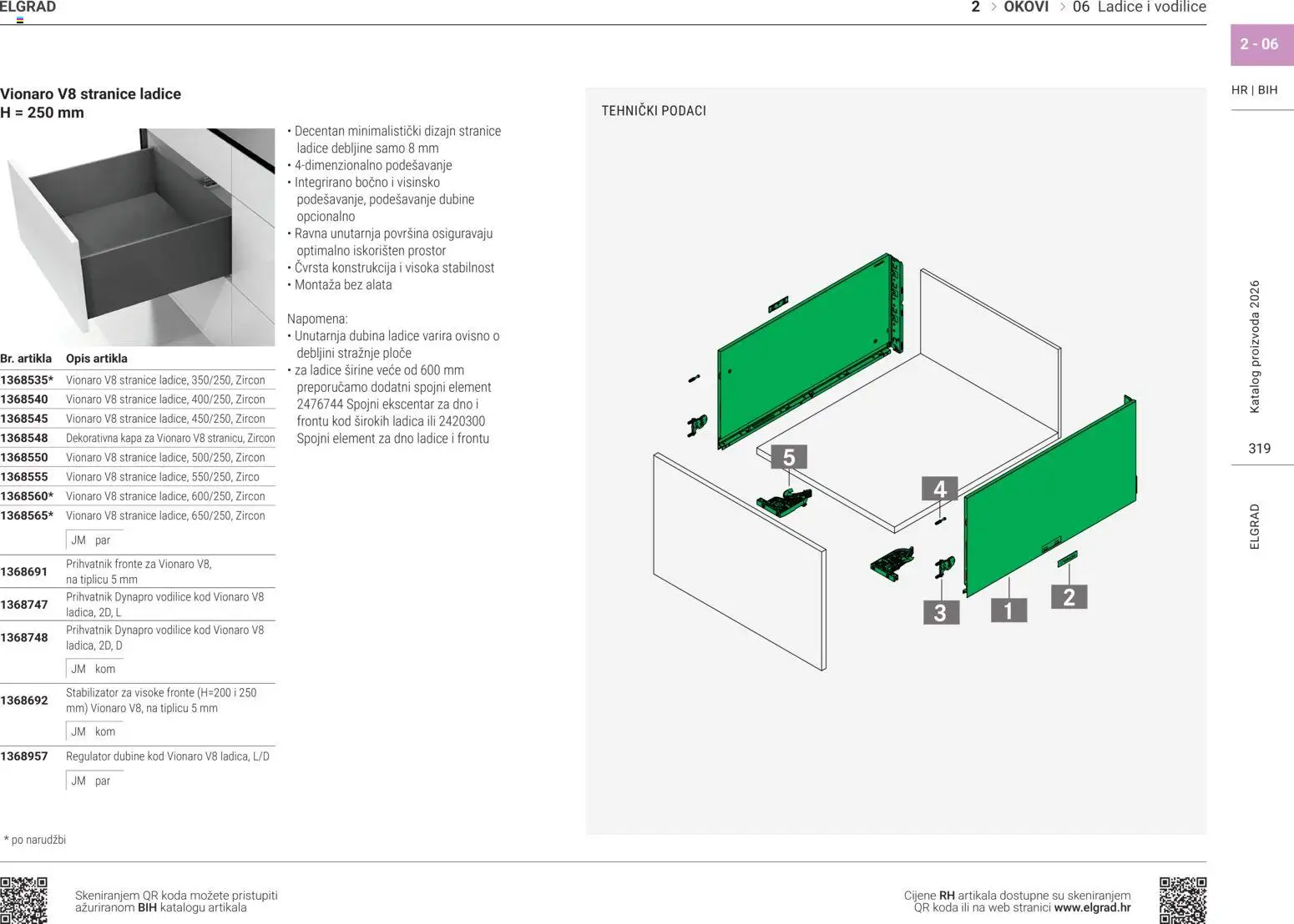 Elgrad katalog | vrijedi od 14.04.2026 | Stranica: 32 | Proizvodi: Ladice, Kapa
