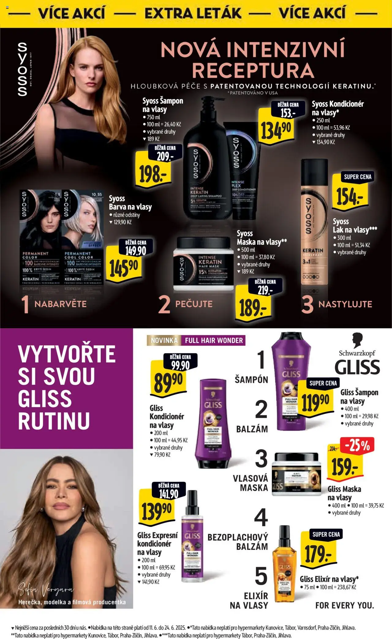 Albert leták - Hypermarket od 11.06.2025 | Strana: 51 | Produkty: Kondicionér, Maska na vlasy, Lak na vlasy, Barva na vlasy