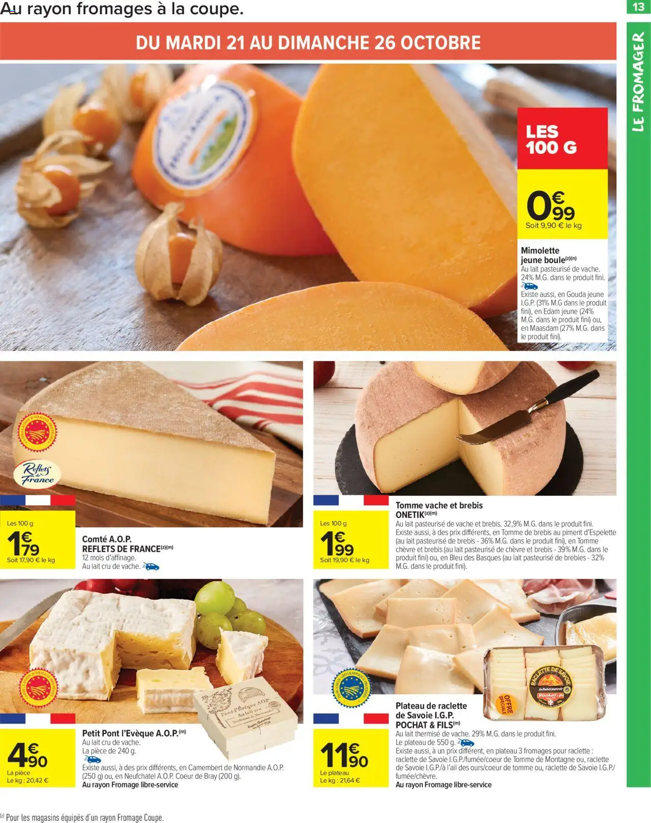 {H1} | Page: 15 | Produits: Plateau, Piment, Gouda, Camembert