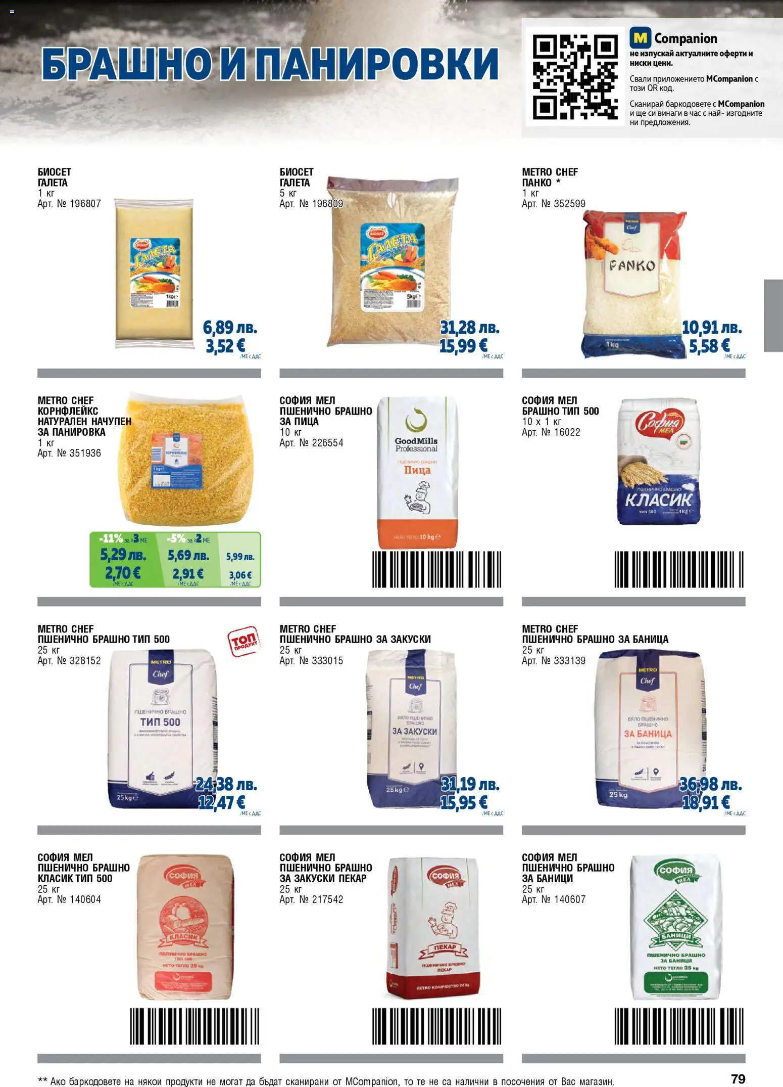 {H1} | Страница: 79 | Продукти: Пица, Баница, Тегло, Брашно