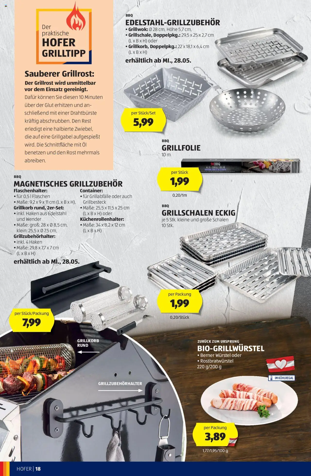 Hofer Frühjahr-/Sommerkatalog gültig ab 30.04.2025 | Seite: 18
