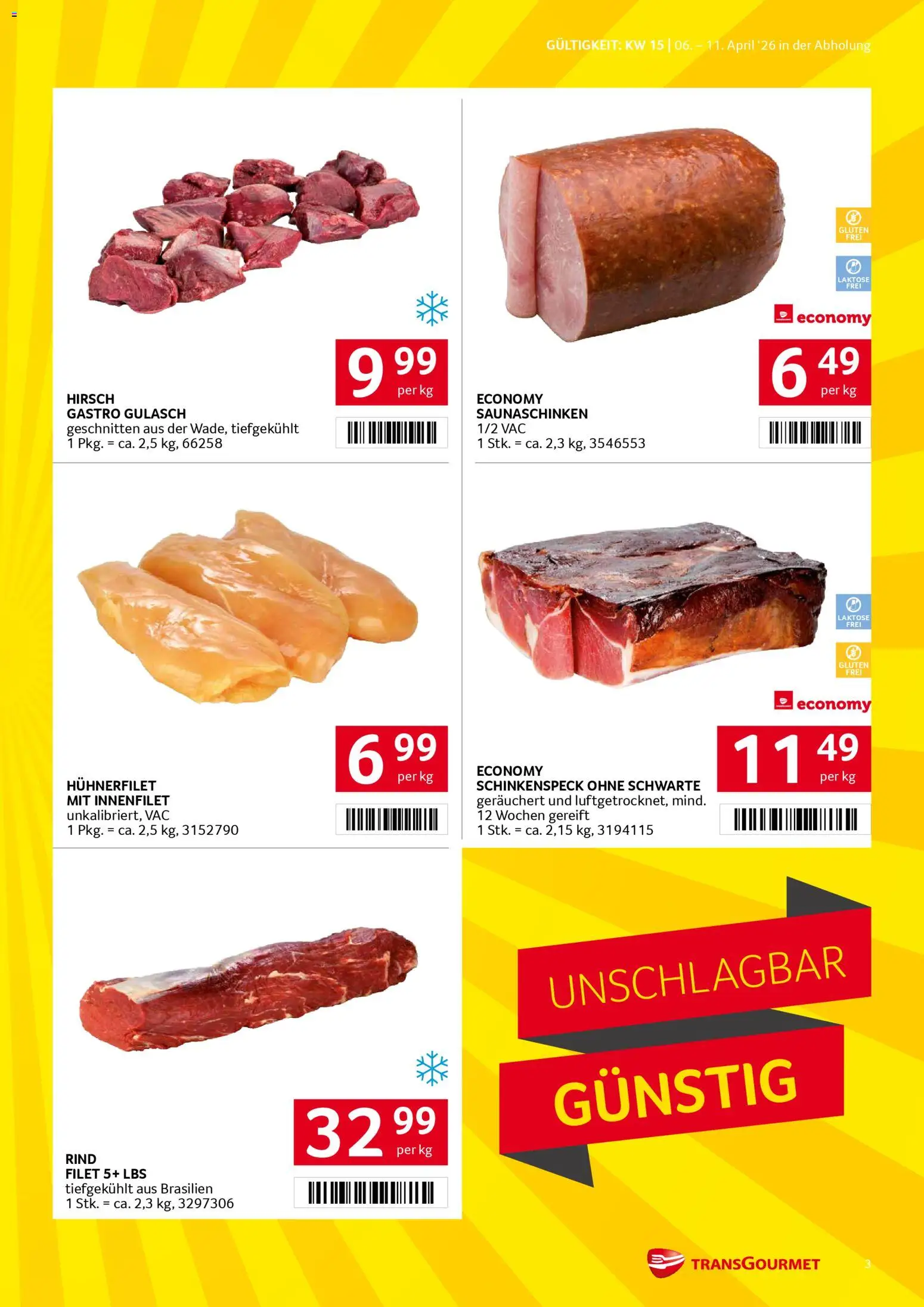 Transgourmet Flugblatt gültig ab 06.04.2026 | Seite: 3