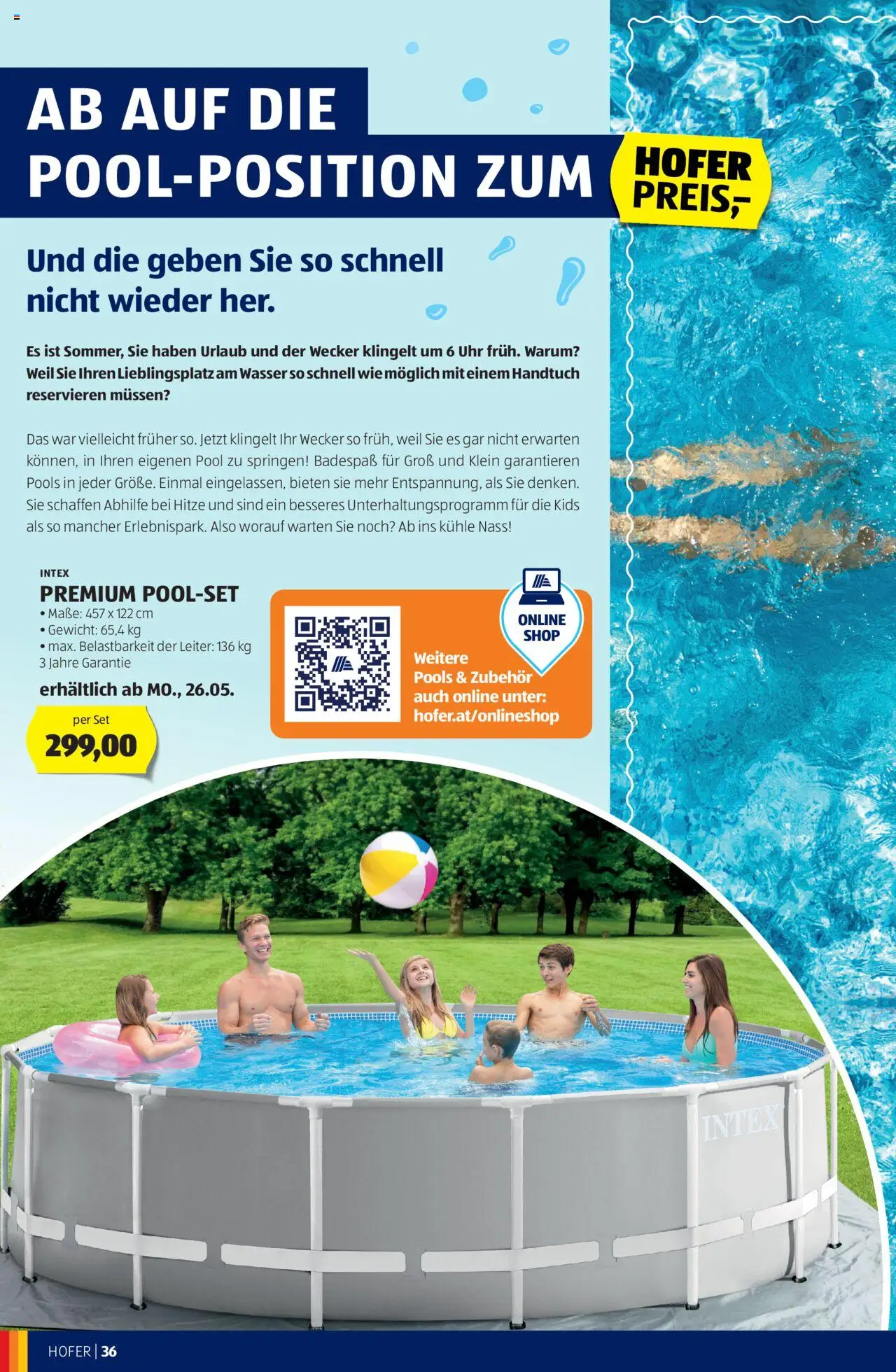 Hofer Frühjahr-/Sommerkatalog gültig ab 30.04.2025 | Seite: 36
