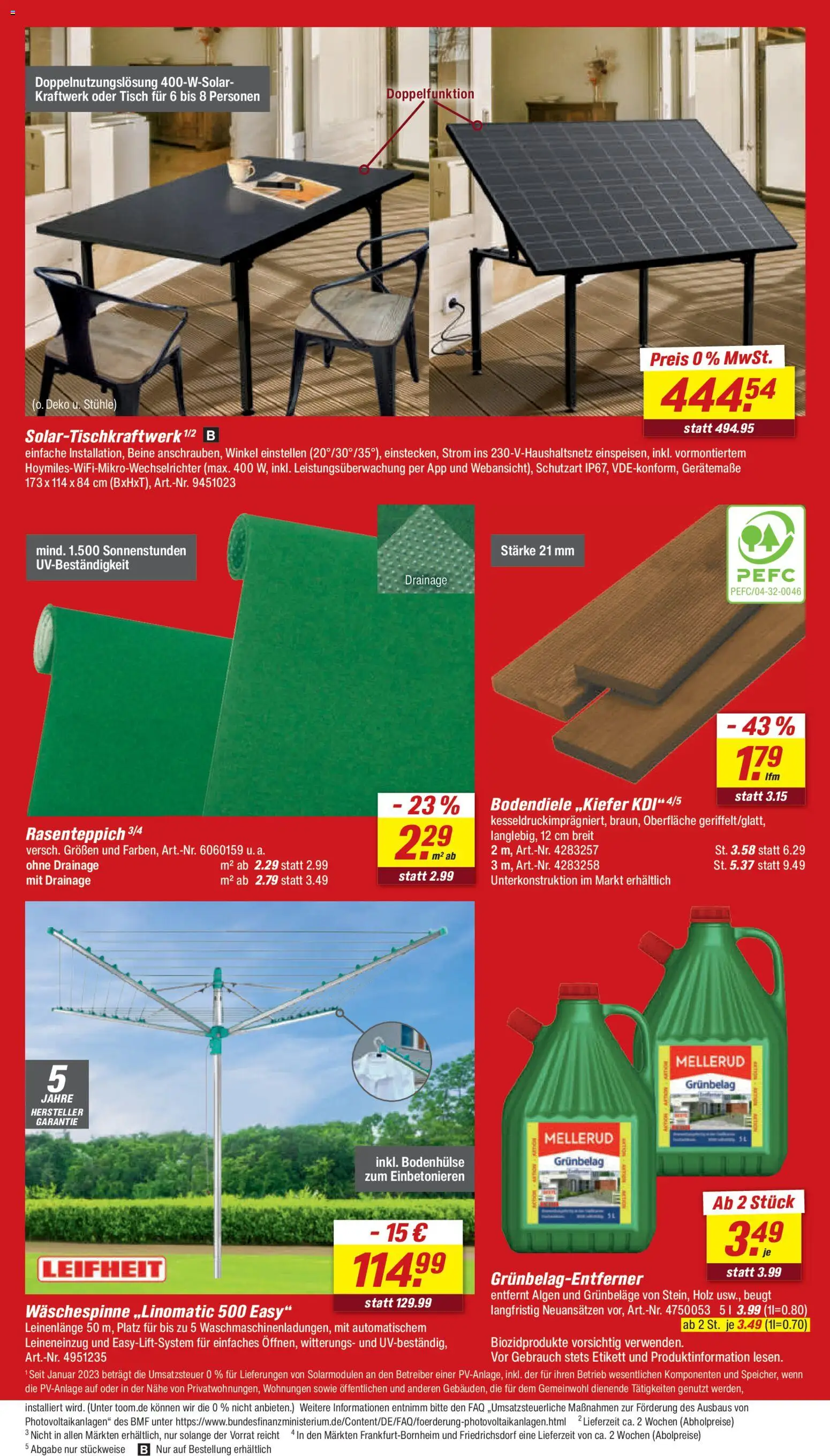 Toom Baumarkt Prospekt 	 – gültig ab 07.03.2026 | Seite: 6 | Produkte: Tisch