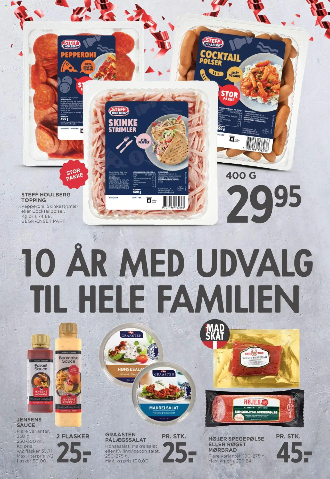 Meny tilbudsavis – gyldig fra 19.09.2025 | Side: 16 | Produkter: Pølser, Skinke, Spegepølse