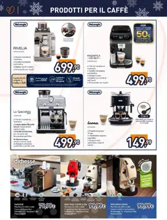 Anteprima del volantino Unieuro Piccoli Elettrodomestici catalogo valido a partire dal 06.12.2025 | Pagina: 2 | Prodotti: Macchina da caffe, Caffè, Acqua, Latte