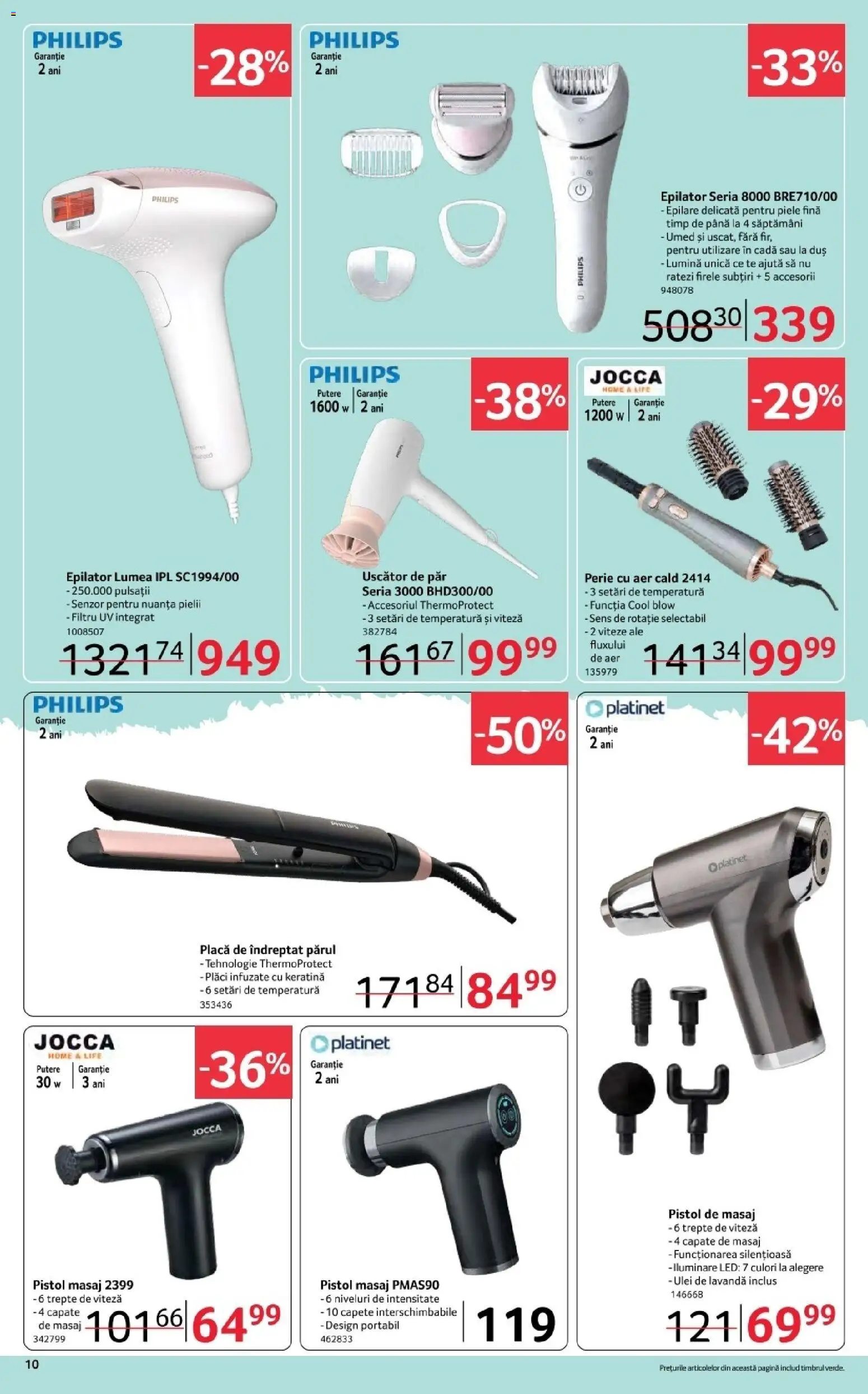 Noul catalog Selgros – valabil de la 06.02.2026 | Pagină: 10 | Produse: Tavuk suyu, Uscător De Păr, Duș, Ulei