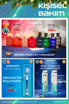 01.12.2025 tarihinden itibaren geçerli olan Watsons kataloğu önizlemesi | Sayfa: 35 | Ürünler: Diş fırçası, Eau de toilette