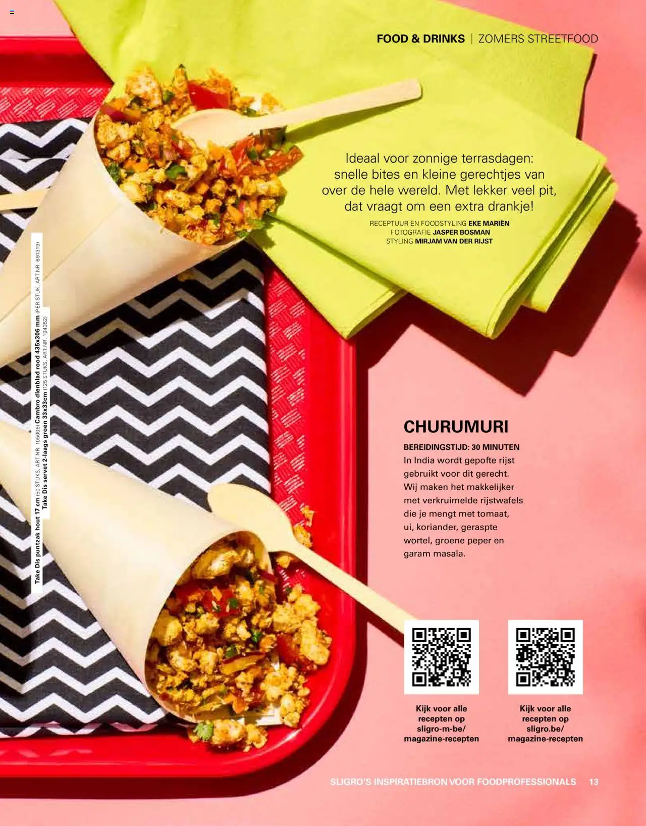  | Pagina: 13 | Producten: Dienblad, Rijst, Peper, Servet