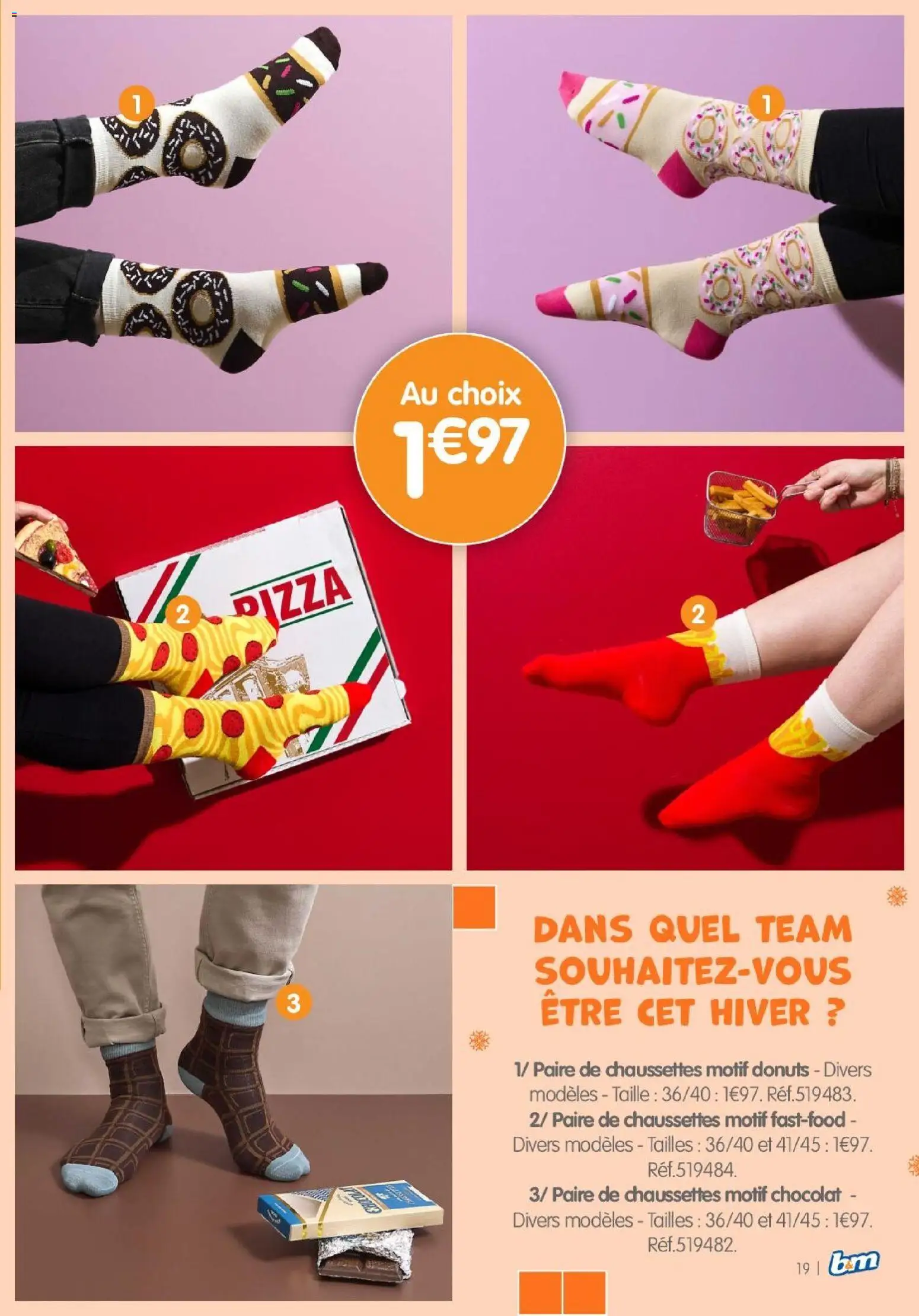 {H1} | Page: 19 | Produits: Chocolat, Pizza, Paire de chaussettes