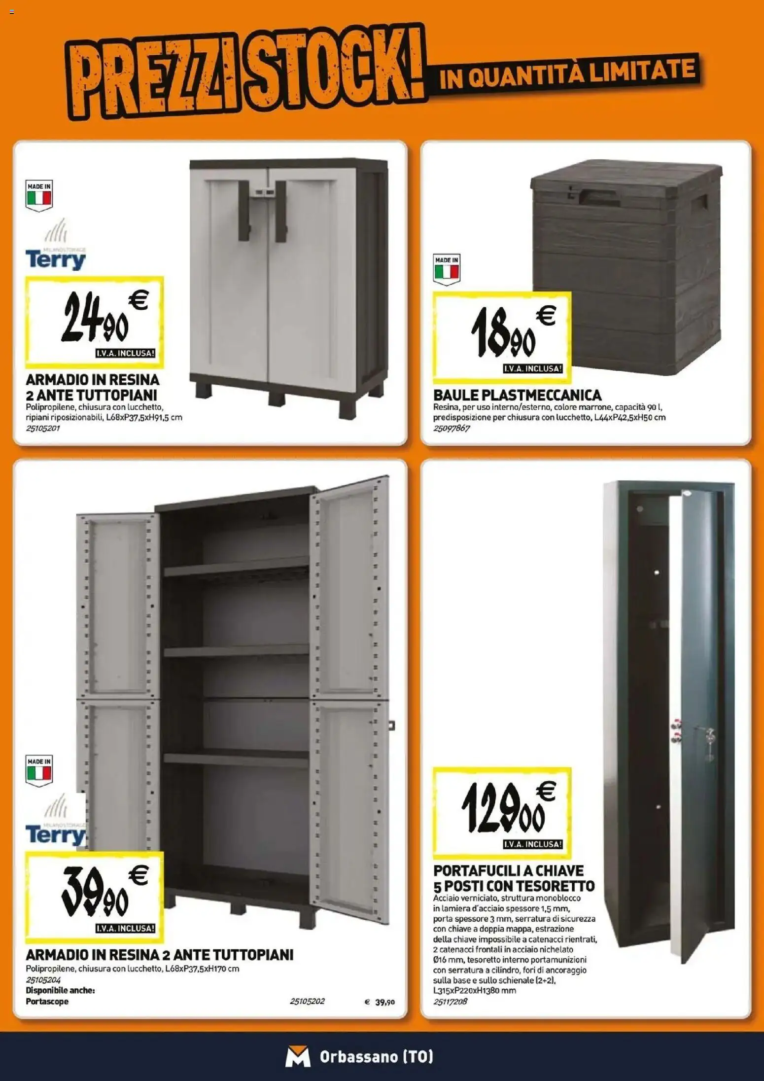 Volantino TECNOMAT del 26.03.2026 | Pagina: 16 | Prodotti: Baule, Armadio