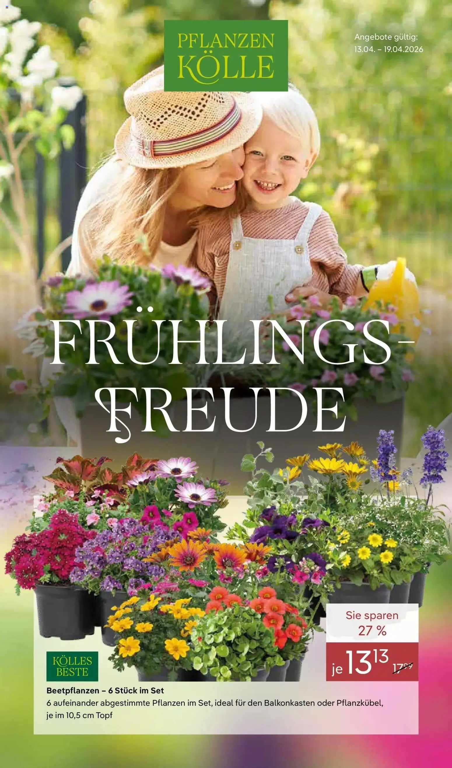 Pflanzen-Kölle Frühlingsfreude – gültig ab 13.04.2026 | Seite: 1