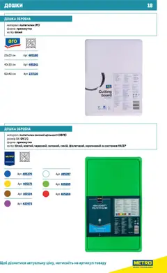 Metro акції дійснийкції з 16.07.2025 | Сторінка: 18 | Товари: Дошка