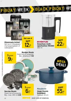 Xenos - Black Friday - Voorbeeld van een folder van Xenos, geldig van 24.11.2025 | Pagina: 22 | Producten: Melk, Servies, Festék