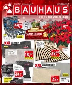 Bauhaus Prospekt aktuell ab 05.11.2025 gültig