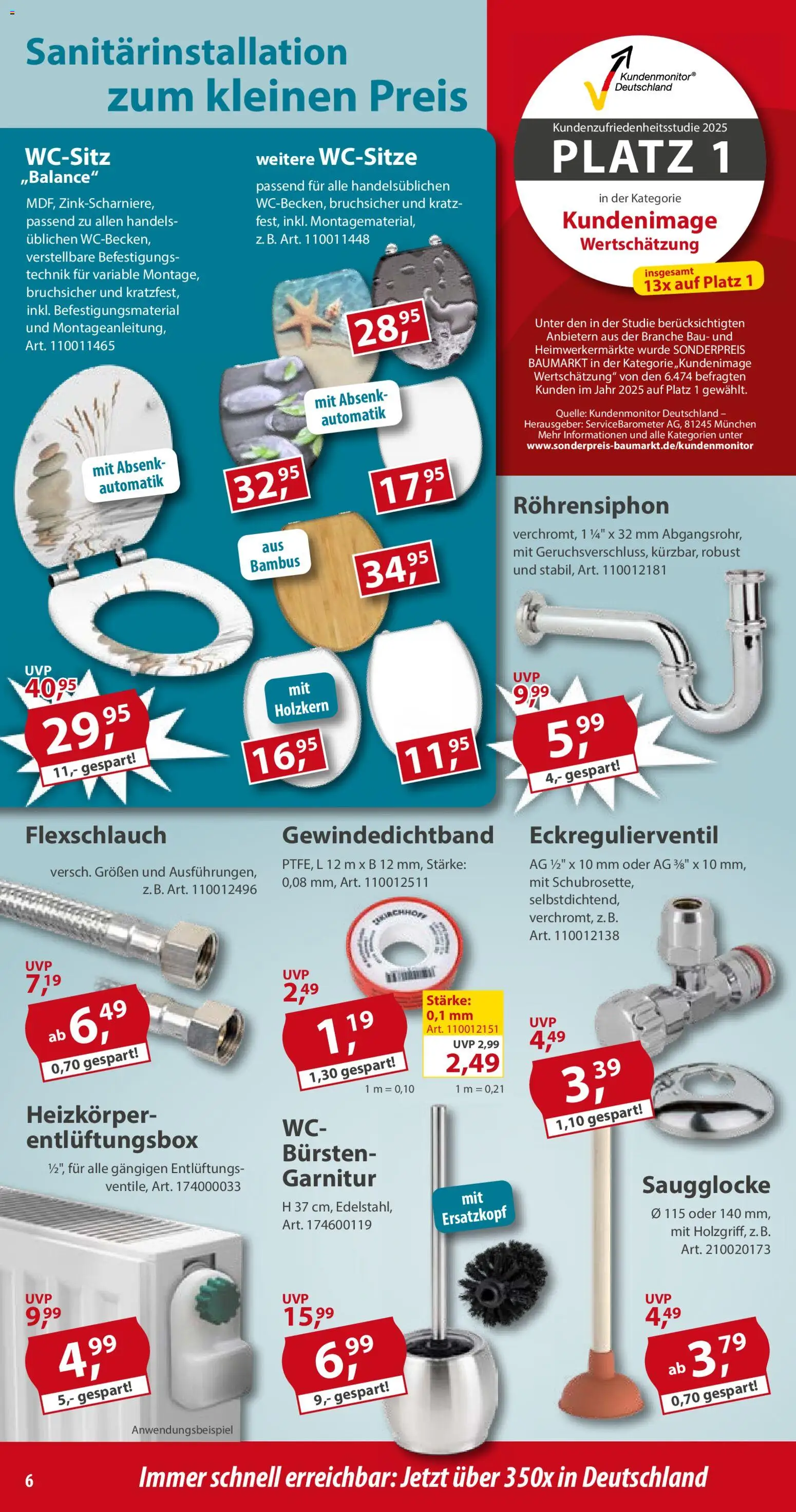 Sonderpreis Baumarkt Prospekt 	 – gültig ab 01.11.2025 | Seite: 6 | Produkte: Heizkörper