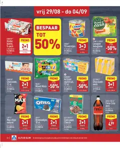  | Pagina: 22 | Producten: Lasagne, Chips, Kinder, Snickers