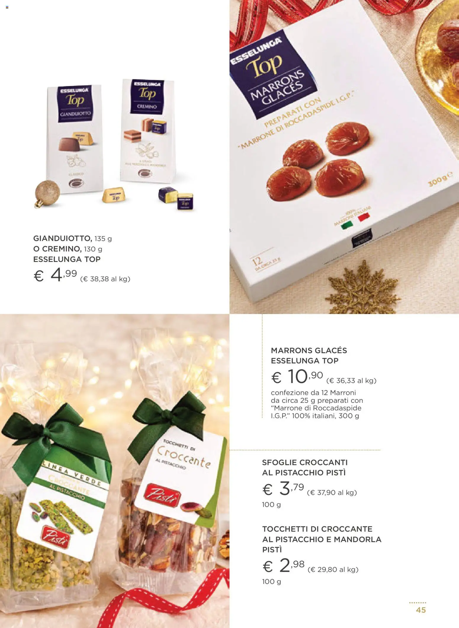 Volantino Esselunga S del 01.12.2025 | Pagina: 45 | Prodotti: Top