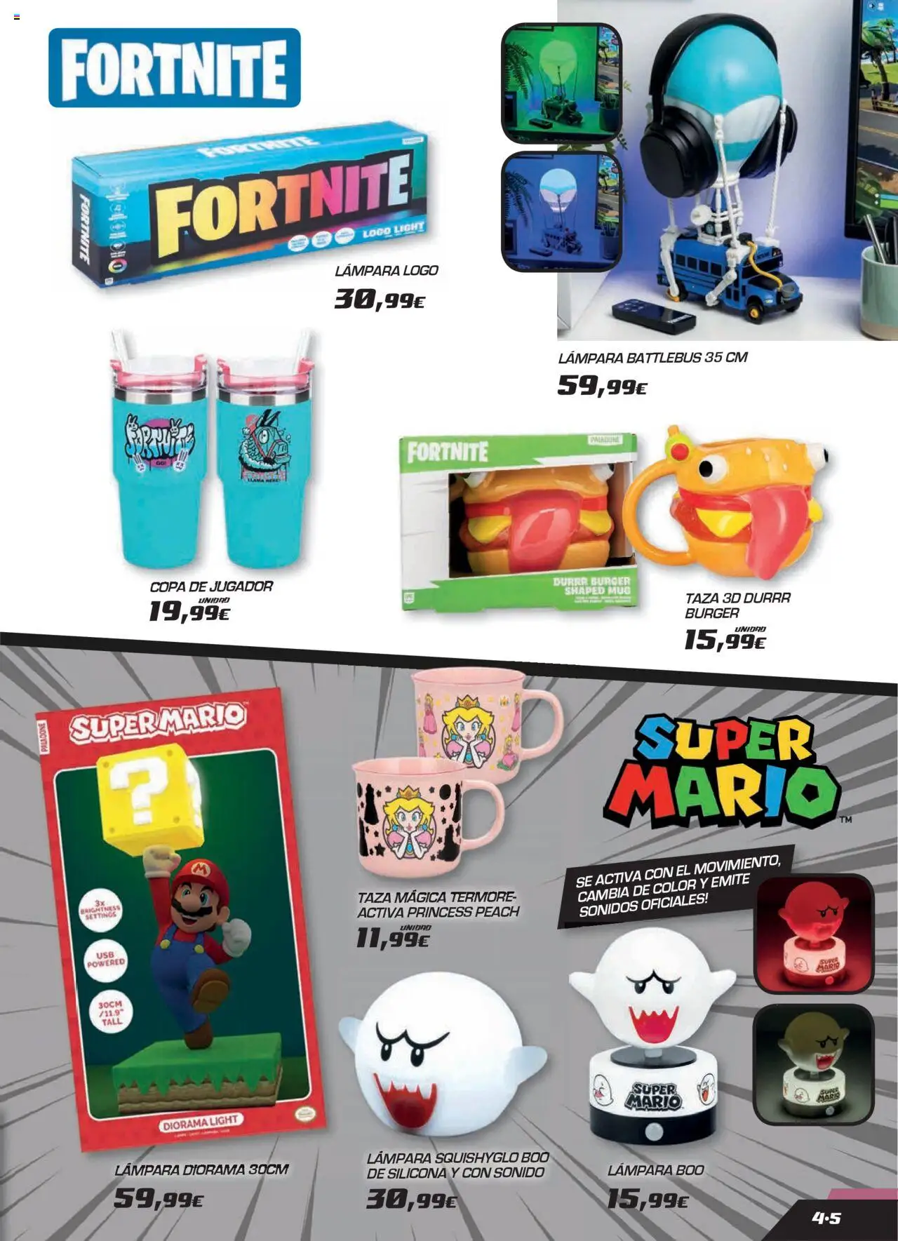 Toy Planet Catálogo de Geek Fan │ válido desde el 01.07.2025 | Página: 5 | Productos: Jugador, Lámpara
