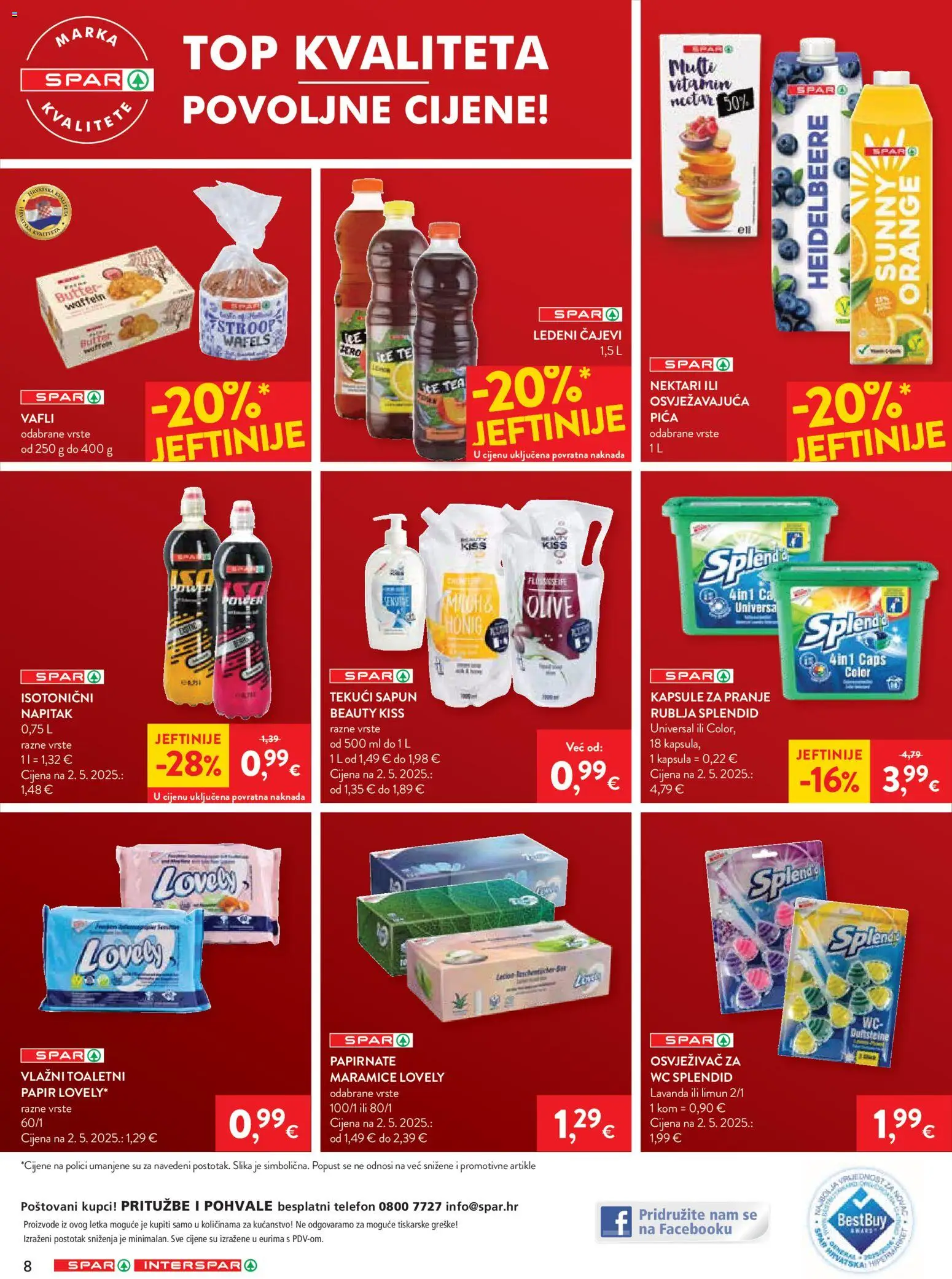 Spar katalog | vrijedi od 25.02.2026 | Stranica: 8 | Proizvodi: Pica, Sapun, Limun, Telefon