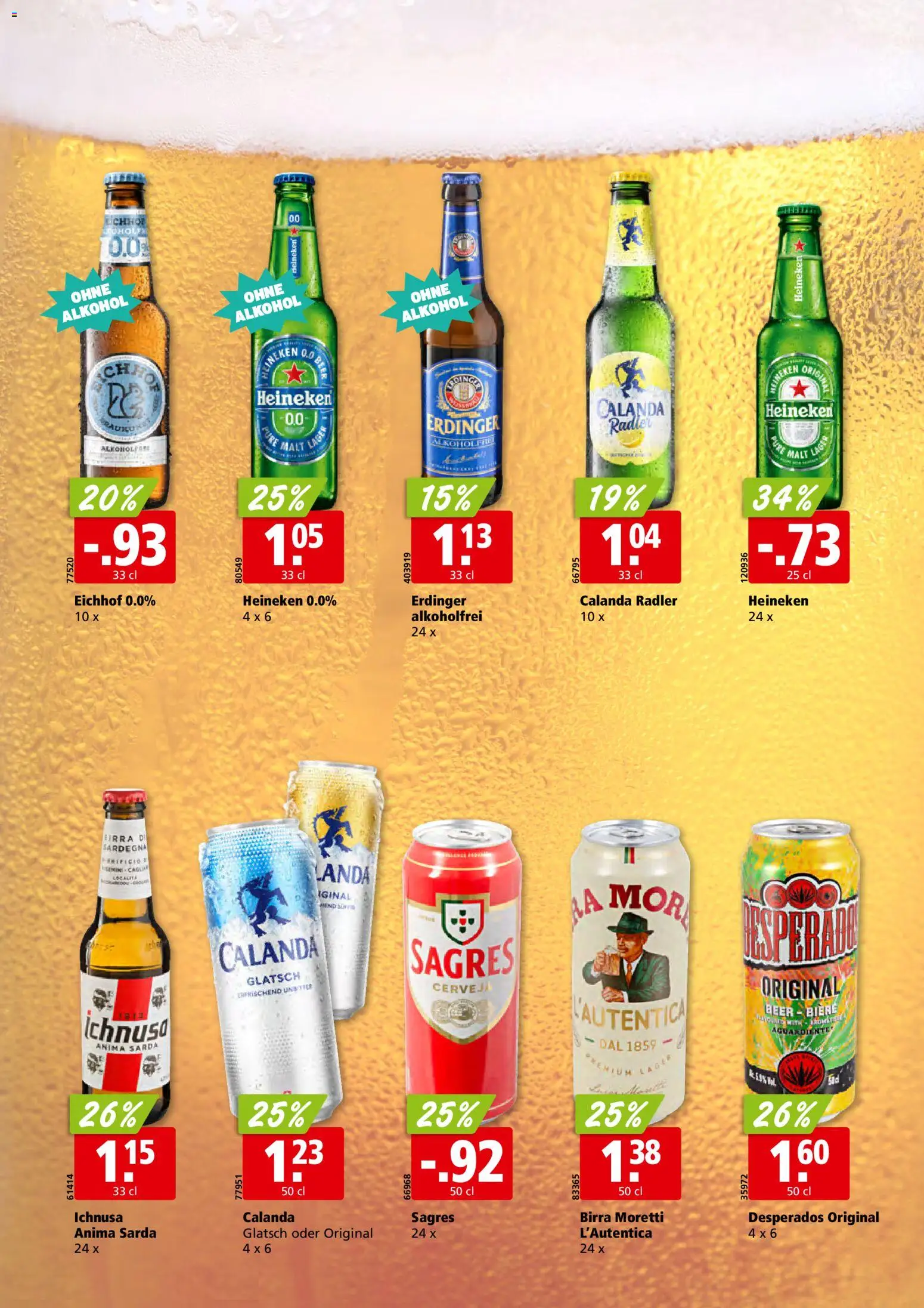 Aligro Aktionen Schlieren, Gossau SG, Frauenfeld, Rapperswil-Jona, Sargans, Bern, Brüttisellen, Pratteln, Emmen, Spreitenbach – gültig ab 23.02.2026 | Seite: 36