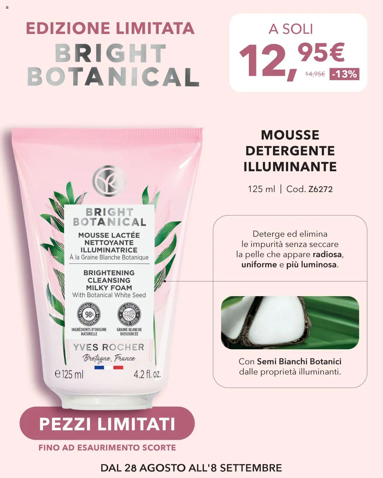 Volantino Yves Rocher del 28.08.2025 | Pagina: 2 | Prodotti: Illuminante, Detergente