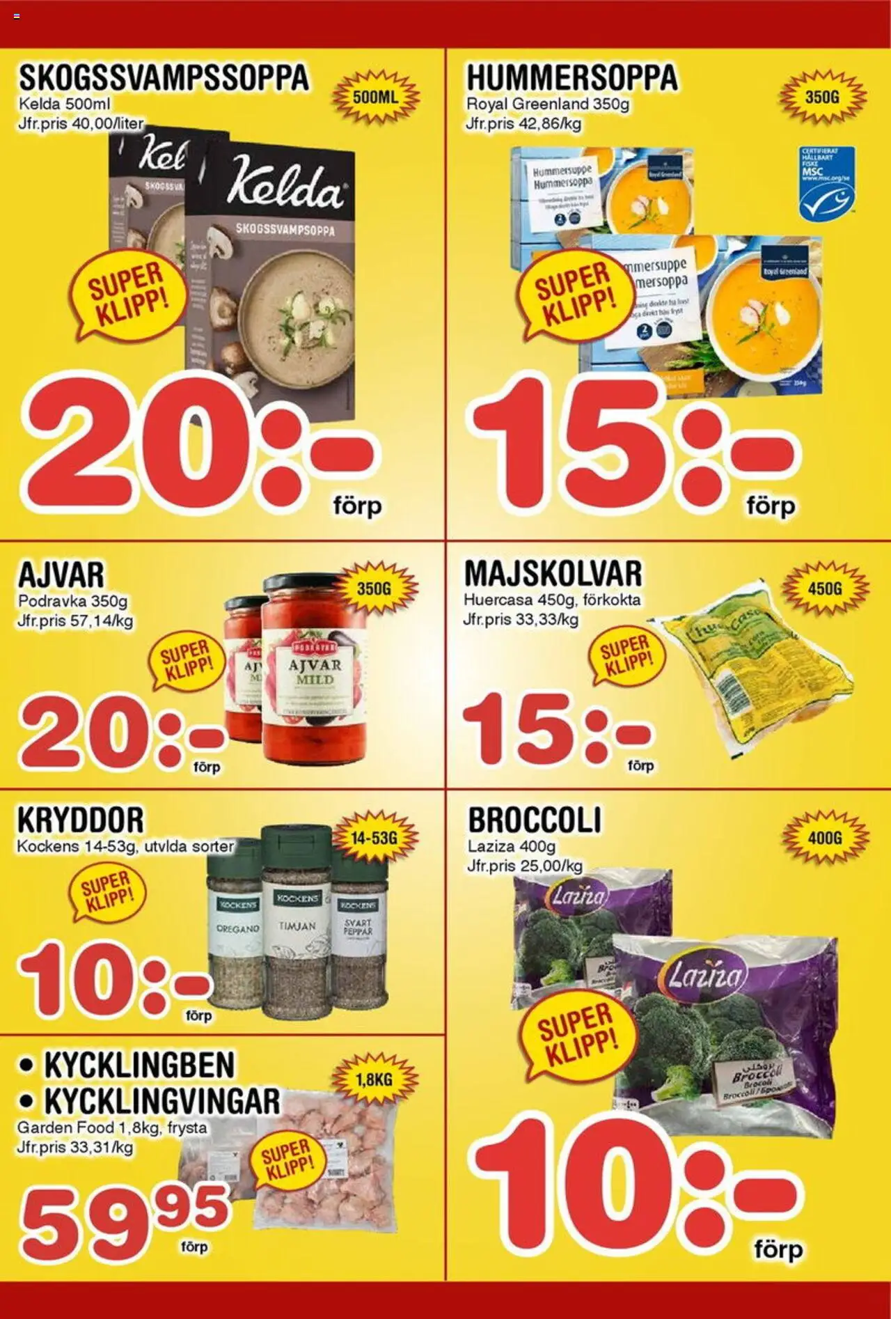 Nya Pulsen reklamblad aktuell från 25.08.2025 | Sida: 13 | Produkter: Timjan, Peppar, Oregano, Broccoli