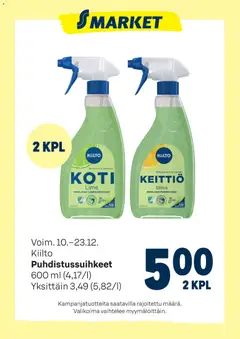 S-market-mainoslehti voimassa 10.12.2025 alkaen