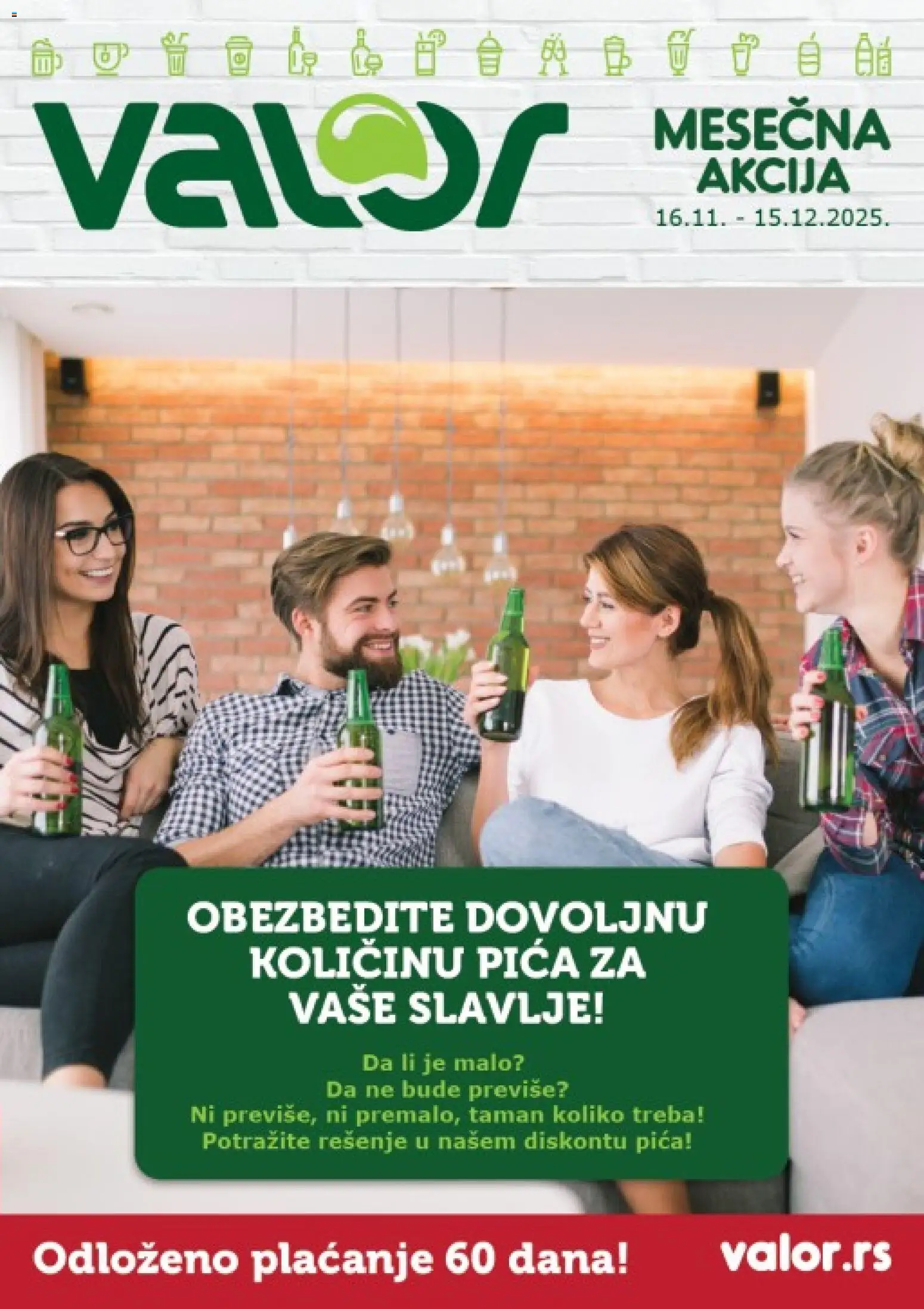 Valor katalog - važi od 15.11.2025 | Strana: 1 | Proizvode: Pica