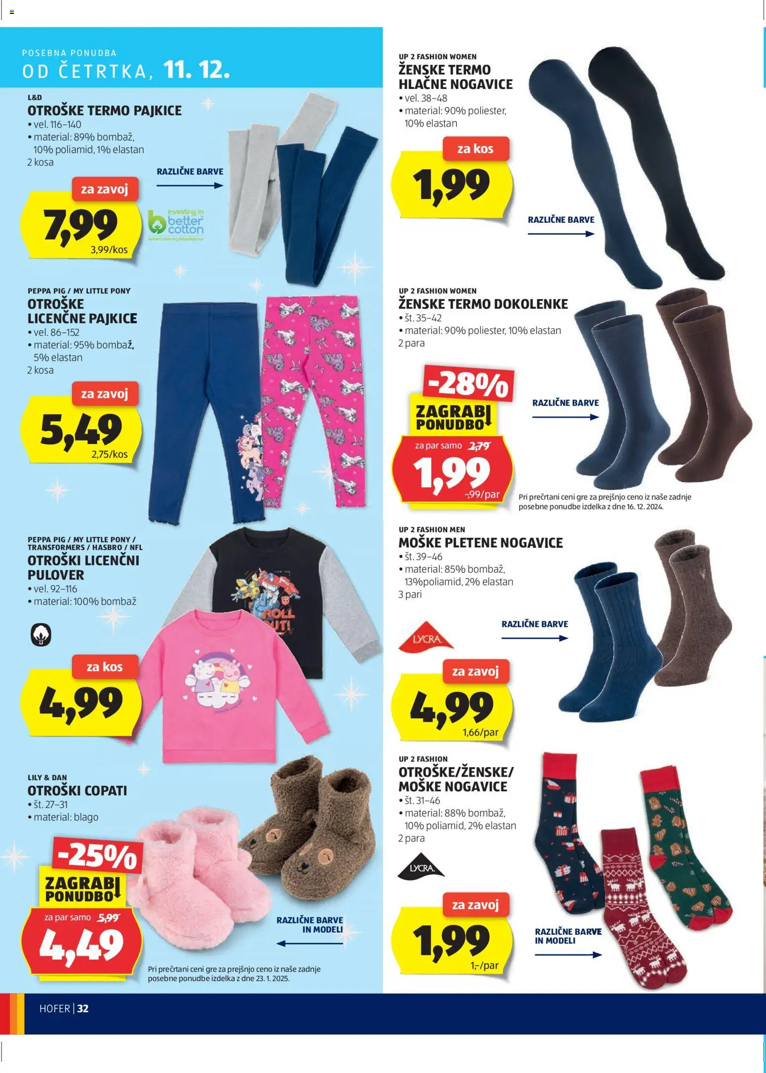 Novi Hofer katalog ponudbe – veljaven od 04.12.2025 | Stran: 32