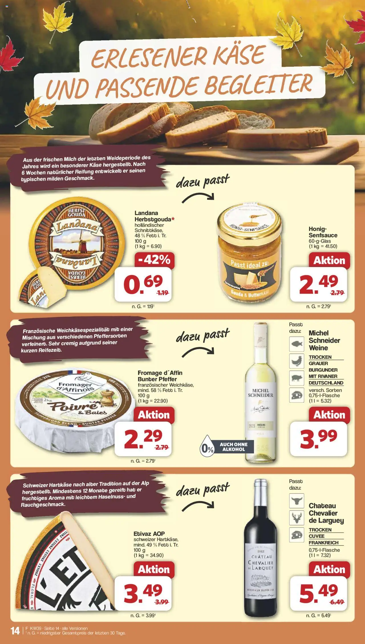 Famila Nordwest Prospekt 	 – gültig ab 22.09.2025 | Seite: 15 | Produkte: Milch, Käse, Gouda, Pfeffer