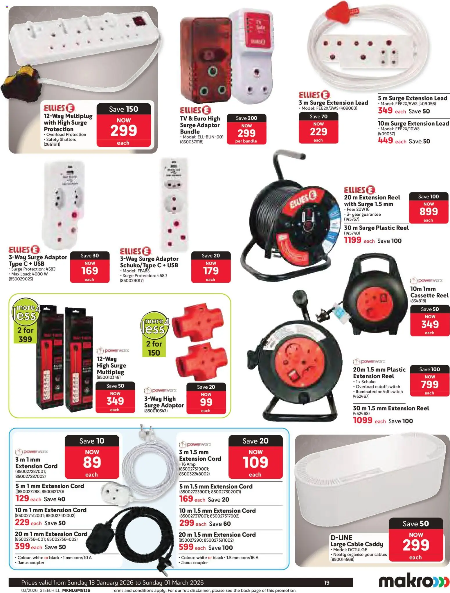 New Makro catalogue – valid from 18.01.2026 | Page: 19 | Products: Cable, USB, TV, Switch