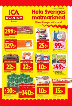 ICA Kvantum - Tumba - Förhandsvisning av reklamblad från butik ICA Kvantum aktuell från 27.10.2025