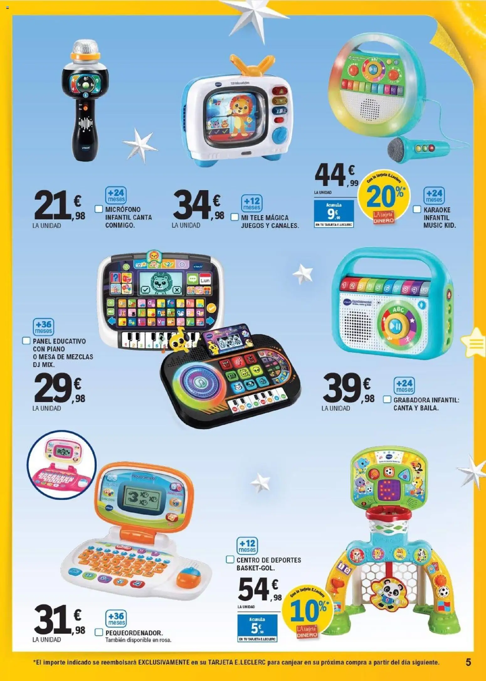 E.Leclerc - Juguetes  │ válido desde el 03.11.2025 | Página: 5 | Productos: Micrófono, Mesa