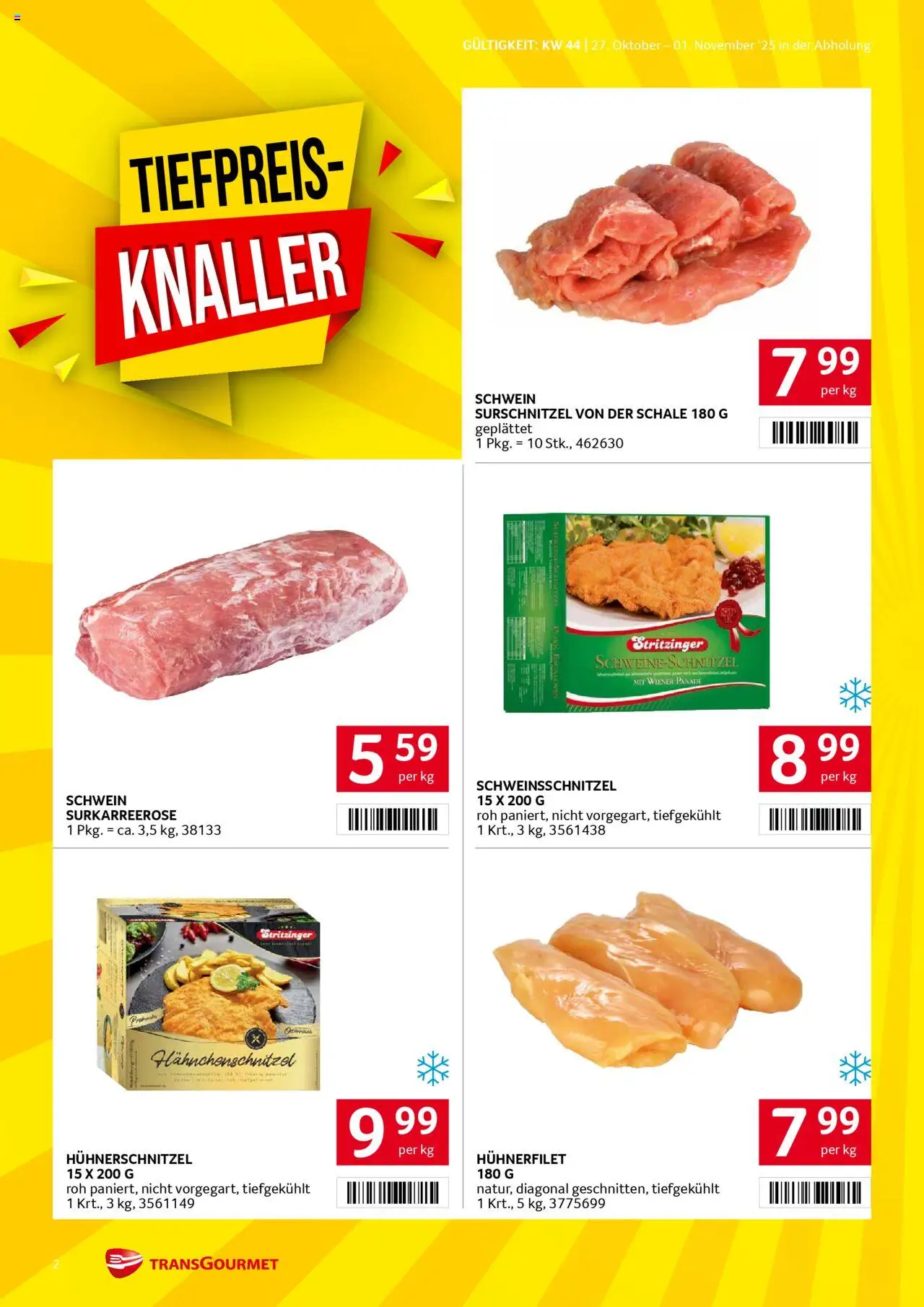 Transgourmet Flugblatt gültig ab 26.10.2025 | Seite: 2