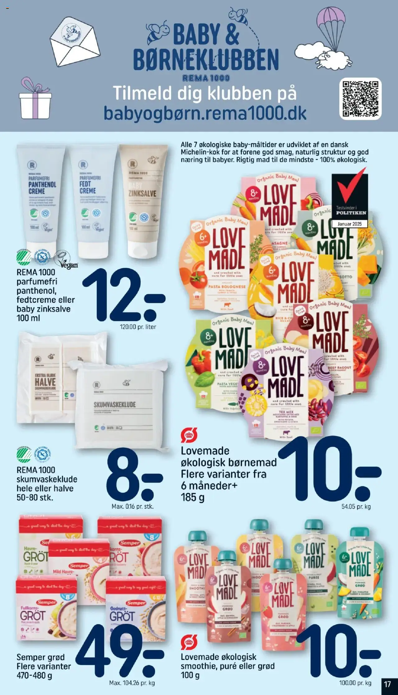 Rema 1000 Tilbudsavis gyldig fra 16.08.2025 | Side: 17 | Produkter: Creme, Pasta