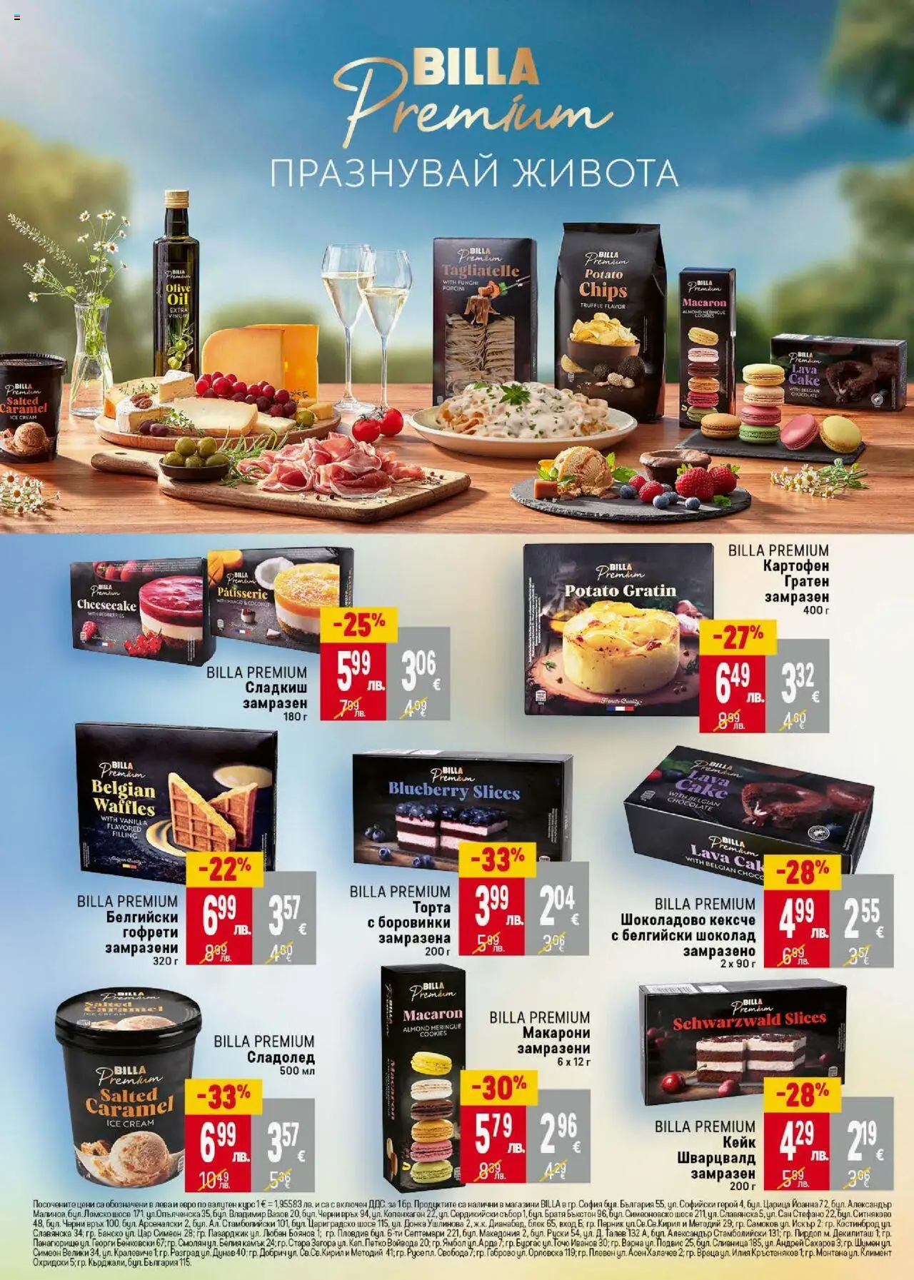  | Страница: 20 | Продукти: Шоколад, Макарони, Торта, Гофрети