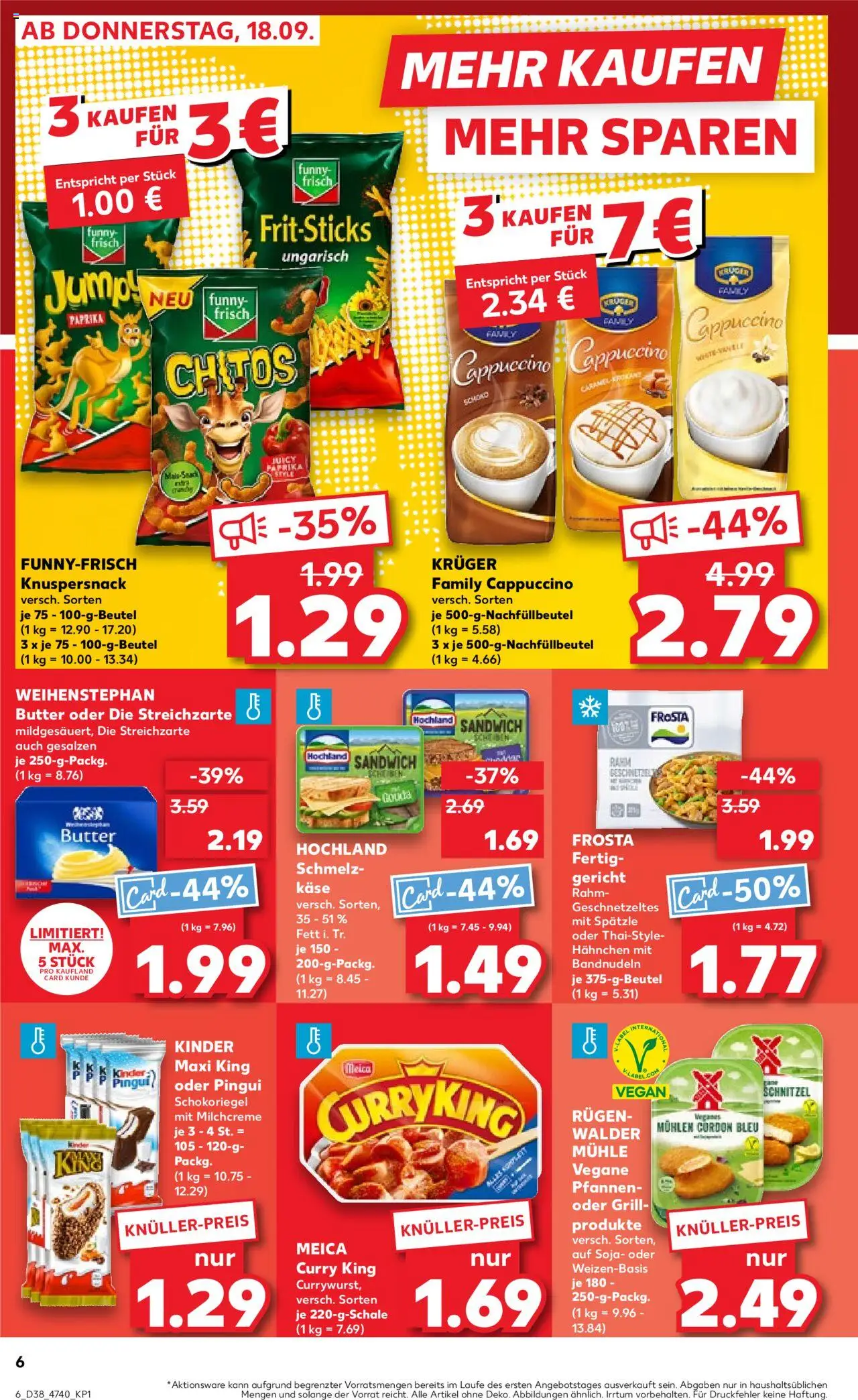  | Pagina: 6 | Producten: Kész piskótalap, Grill, Gouda, Cappuccino