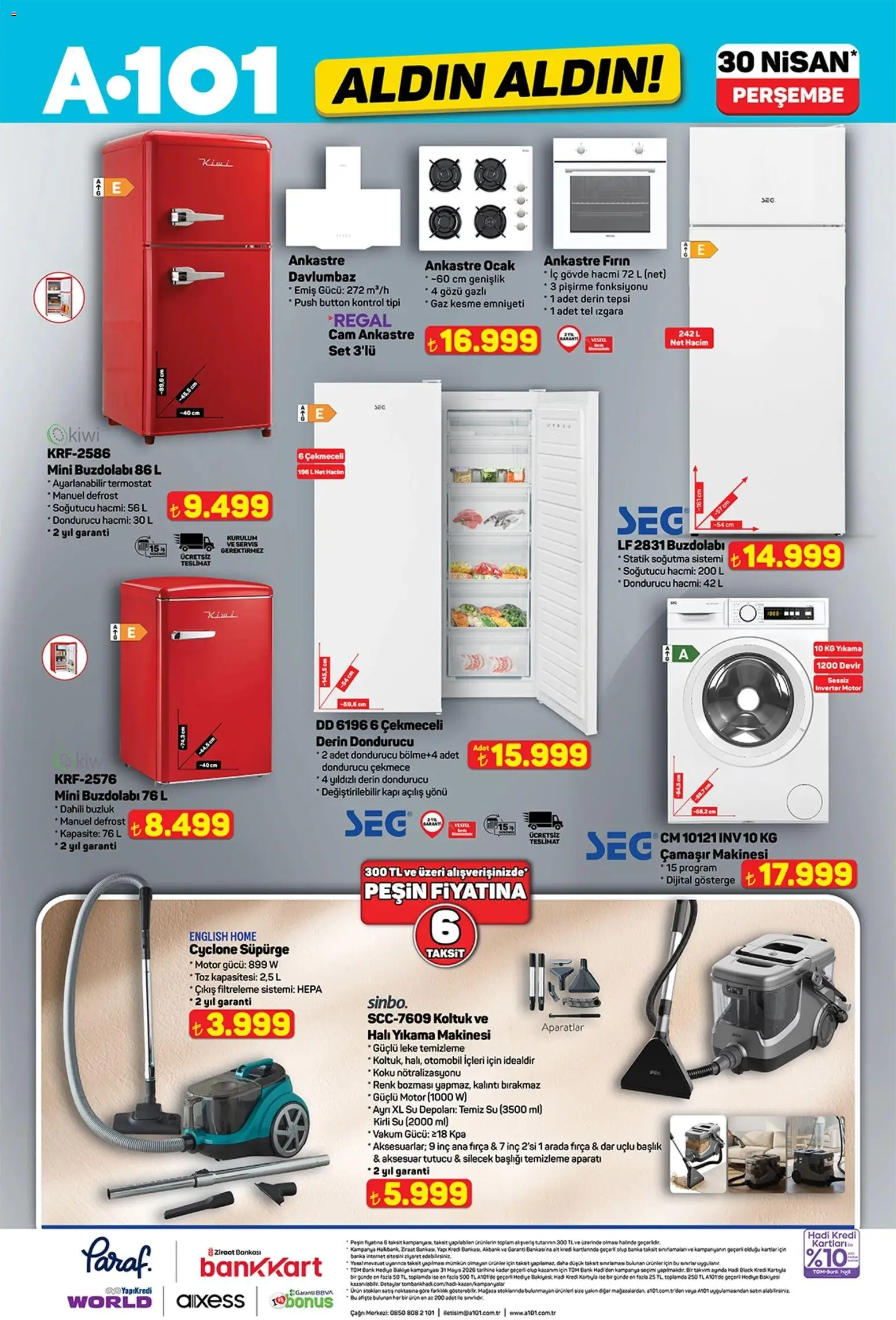 A101 - Katalog Aldın Aldın - 30.04.2026 tarihinden itibaren geçerlidir | Sayfa: 5 | Ürünler: Koltuk, Davlumbaz, Tepsi, Izgara
