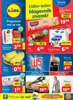 Lidl katalog - pregled letaka veljavnega od 28.08.2025