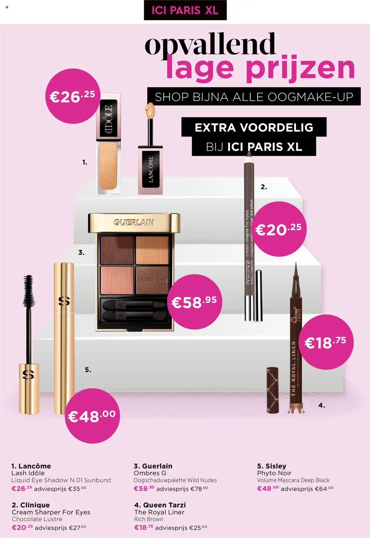  | Pagina: 20 | Producten: Mascara, Eyeliner, Crème