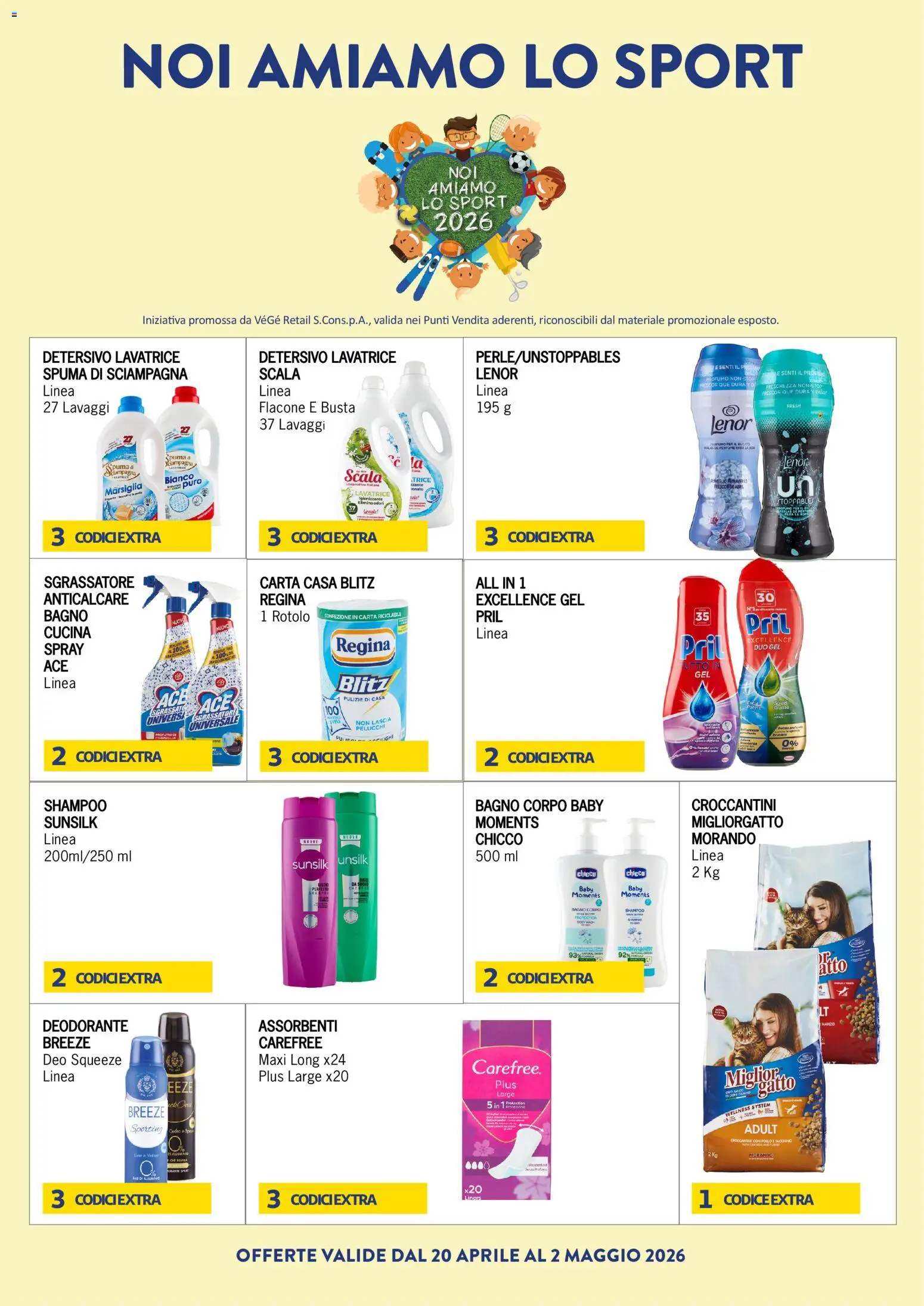 Volantino Eté del 20.04.2026 | Pagina: 4 | Prodotti: Manzo, Sgrassatore, Bagno, Profumo