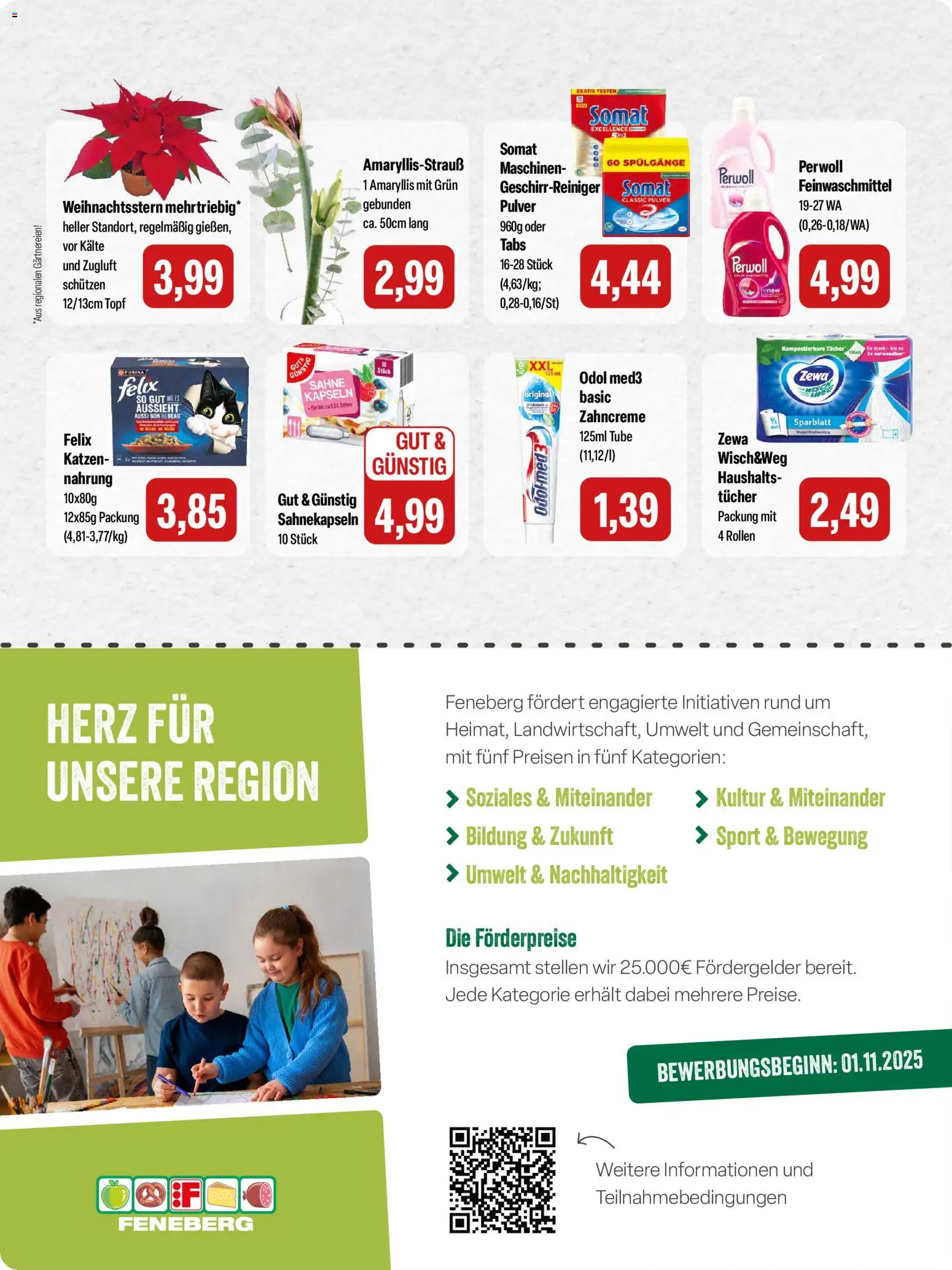 Feneberg Angebote – gültig ab 13.11.2025 | Seite: 14 | Produkte: Perwoll, Zewa, Sahne