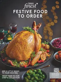 Preview of Tesco - Festive Food to Order brochure 2025 valid from 01.10.2025