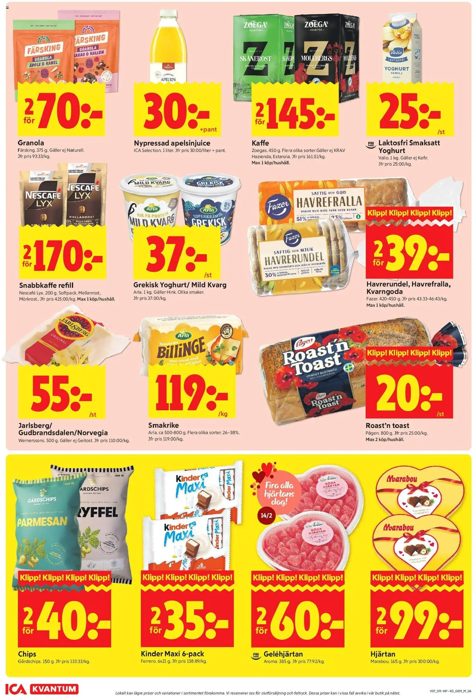 ICA Kvantum reklamblad aktuell från 09.02.2026 | Sida: 6