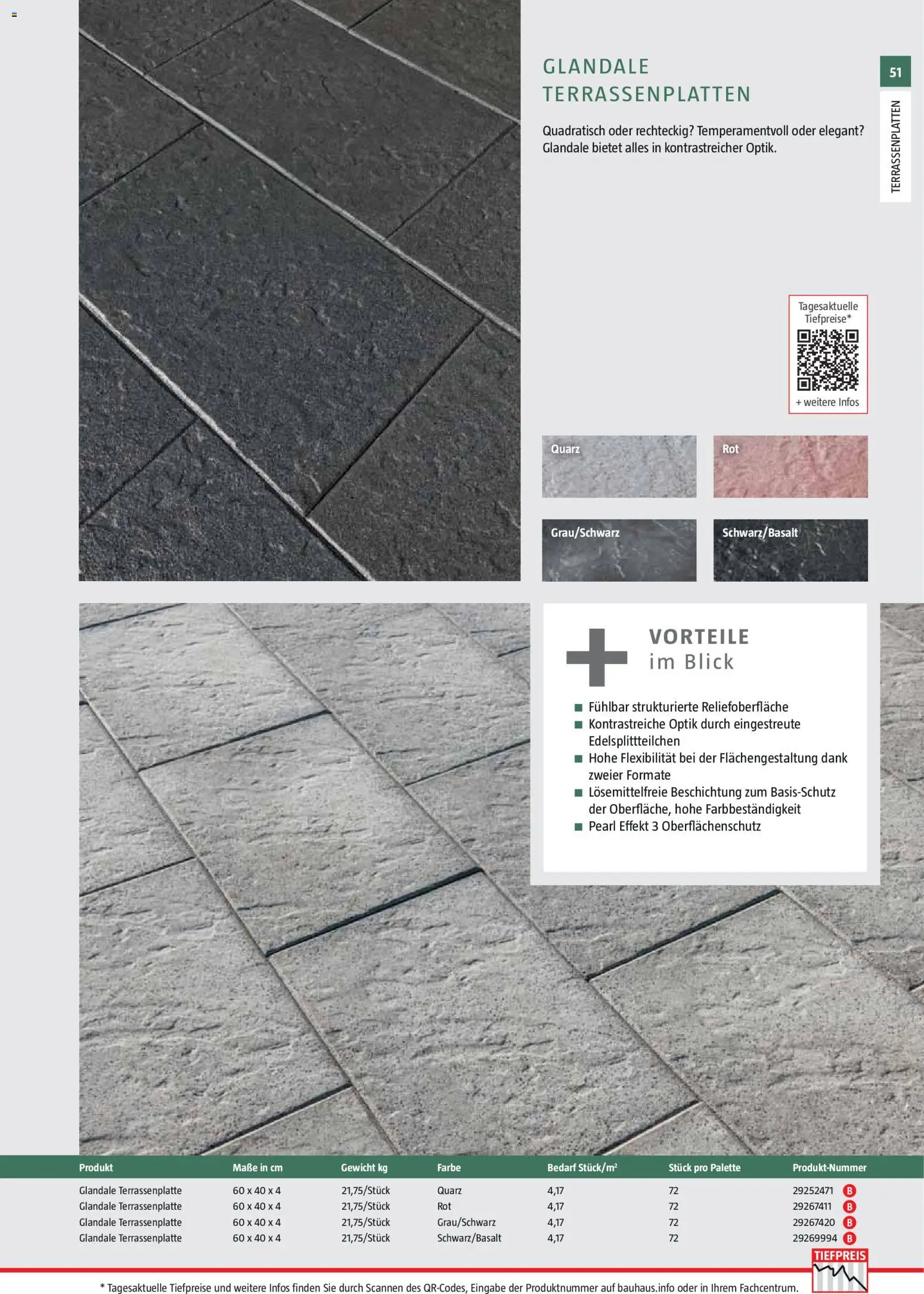 Bauhaus Gartenbaumaterialien gültig ab 01.04.2026 | Seite: 51 | Produkte: Gewicht