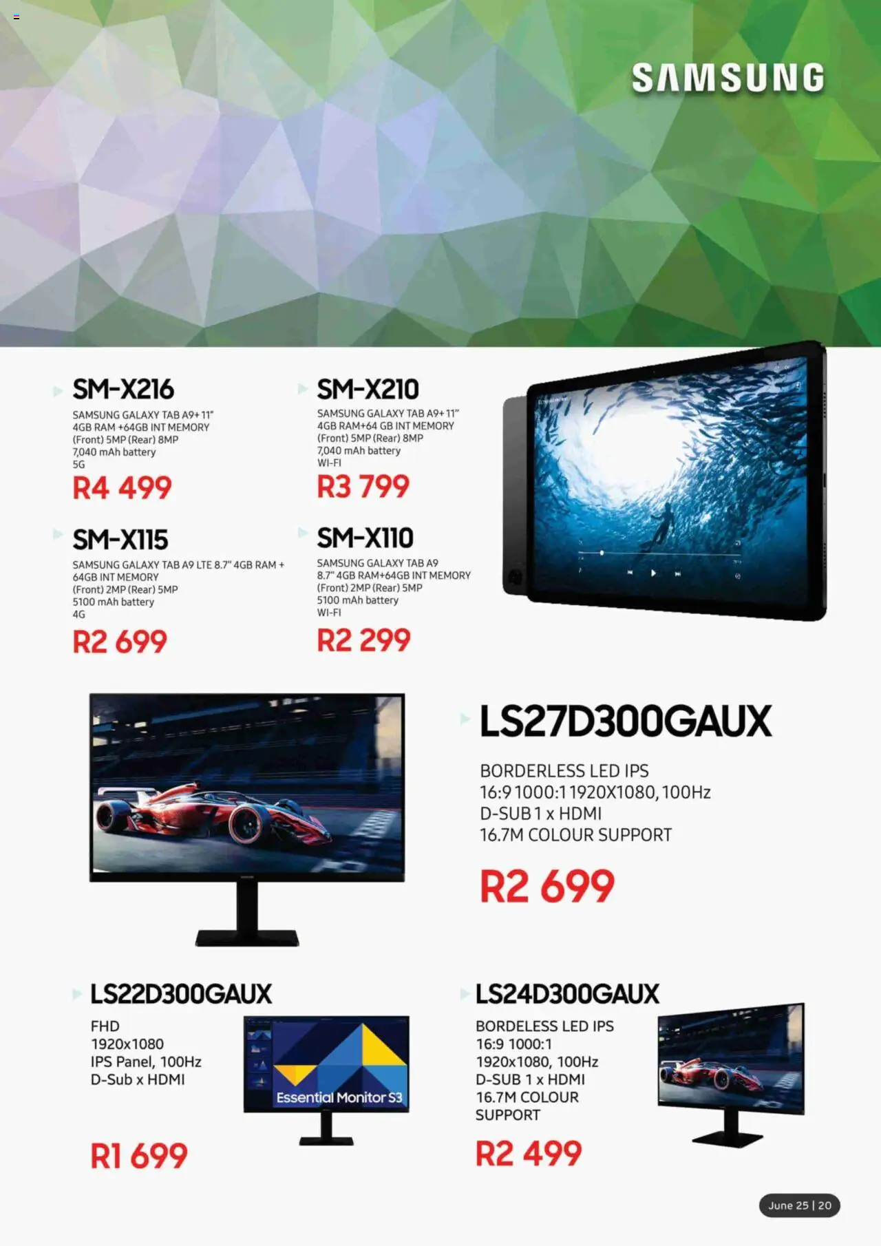 Computer Mania Specials │ valid from 01.06.2025 | Page: 21 | Products: Monitor, Battery