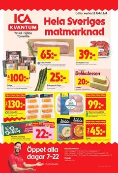ICA Kvantum - Sjöbo - Förhandsvisning av reklamblad från butik ICA Kvantum aktuell från 06.04.2026