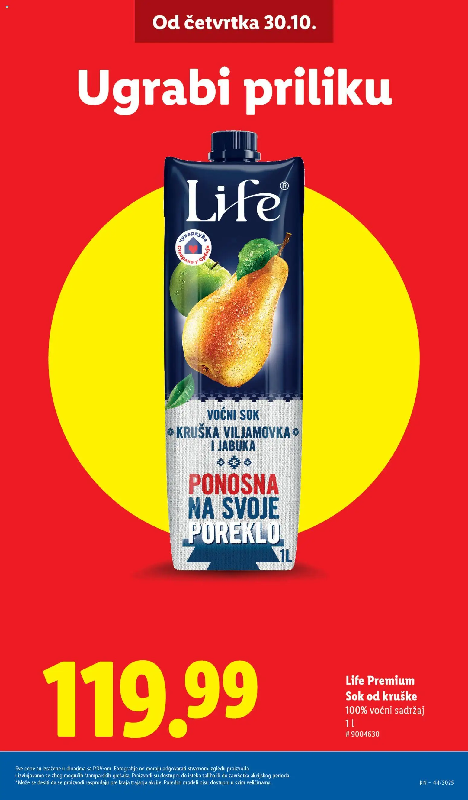 Lidl katalog - važi od 30.10.2025 | Strana: 5 | Proizvode: Kruške, Sok