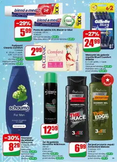 Pogląd oferty "Maszynki do golenia męskie Blue3 Comfort Gillette, 6 + 2 szt. gratis / 1 opak." - ważna od 17.12.2025 | Strona: 79